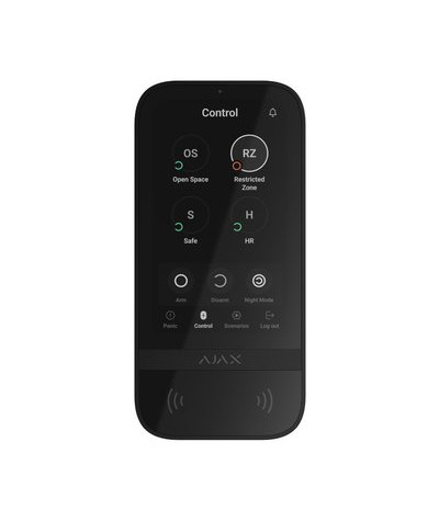 Ajax KeyPad TouchScreen Noir