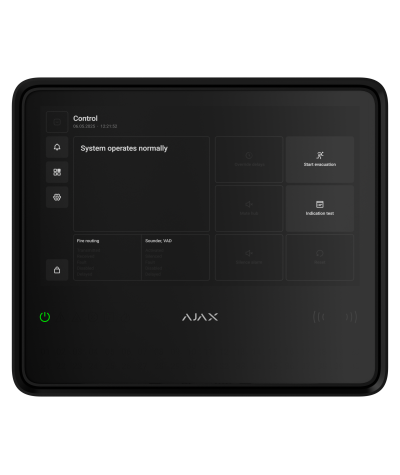 AJAX EN54 Hub, zwart
