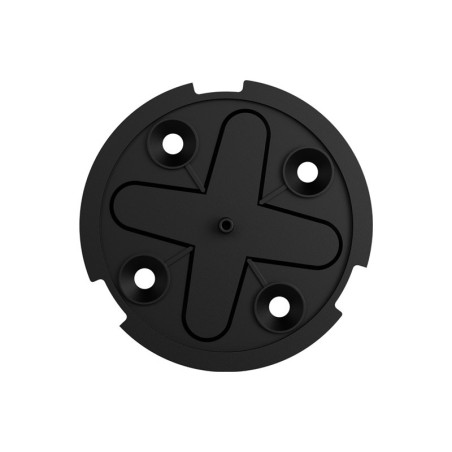 Ajax FireProtect2 AC, zwart, montageplaat